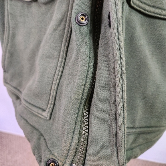 Nike ACG Green Plaid Full Zip Hoodie Hooded Sweatshirt Jacket Mens Small skater - Picture 7 of 16